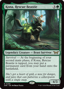 Kona, Rescue Beastie (0299) (DSK-299)  Foil - Duskmourn: House of Horror