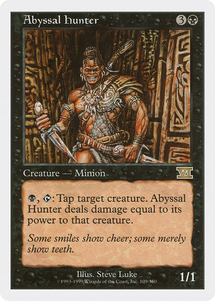 Abyssal Hunter (6ED-109)  - Classic Sixth Edition