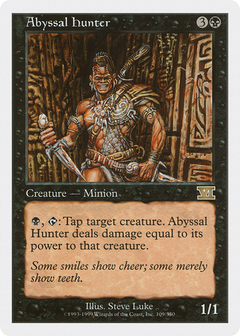 Abyssal Hunter (6ED-109)  - Classic Sixth Edition