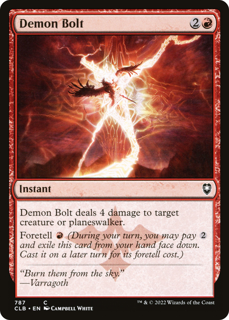 Demon Bolt (CLB-787)  - Commander Legends: Battle for Baldur's Gate