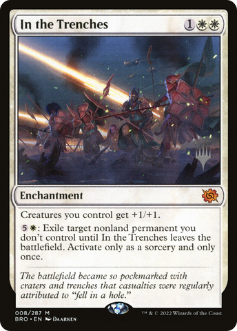 In the Trenches (PPBRO-008)  Foil - The Brothers' War Promos