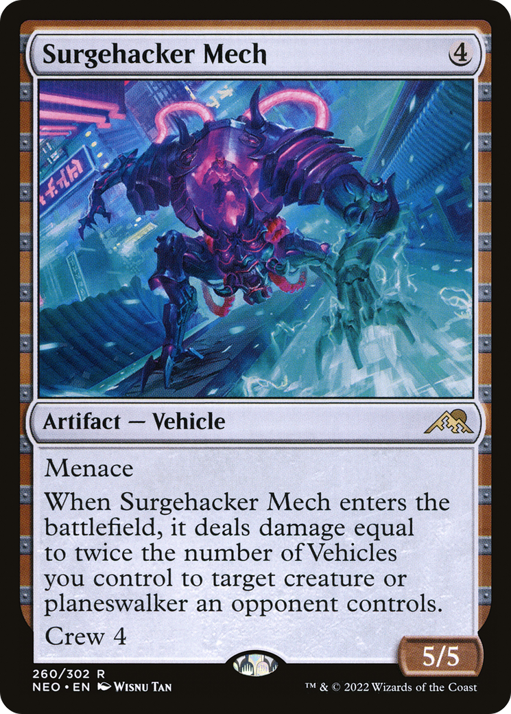 Surgehacker Mech (NEO-260)  - Kamigawa: Neon Dynasty