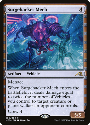 Surgehacker Mech (NEO-260)  - Kamigawa: Neon Dynasty