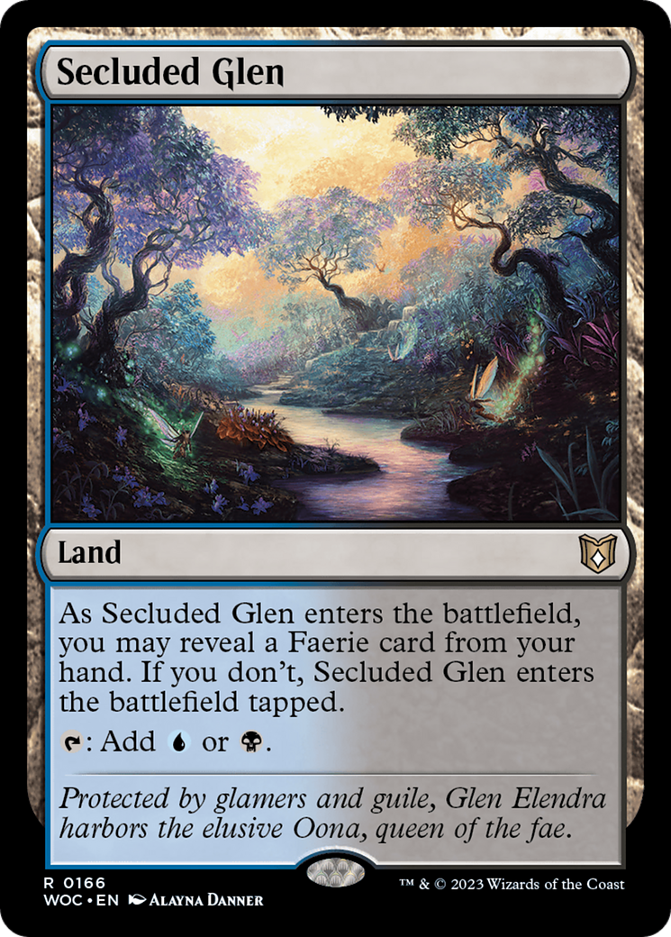 Secluded Glen (WOC-166)  - Wilds of Eldraine Commander