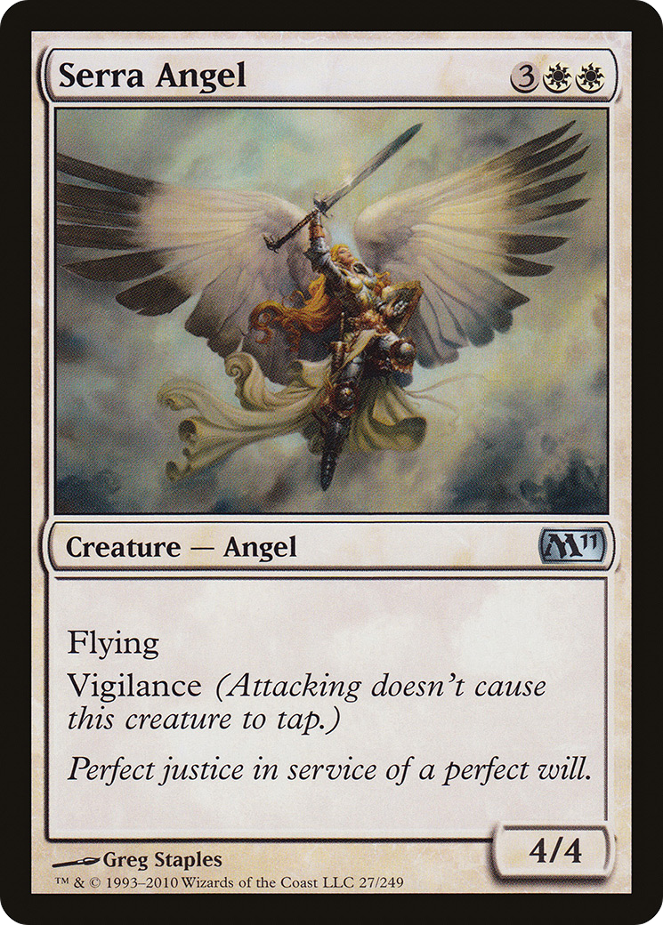 Serra Angel (M11-027)  - Magic 2011