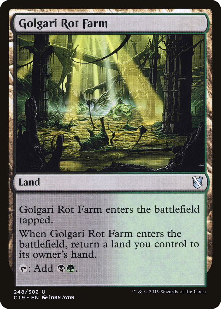 Golgari Rot Farm (C19-248)  - Commander 2019