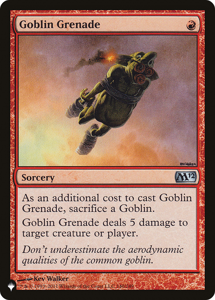 Goblin Grenade (LIST-140/249)  - The List