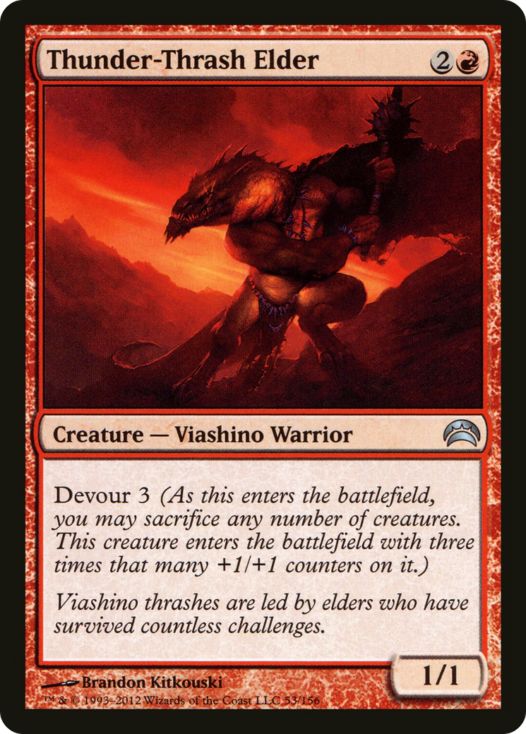 Thunder-Thrash Elder (PC2-053)  - Planechase 2012