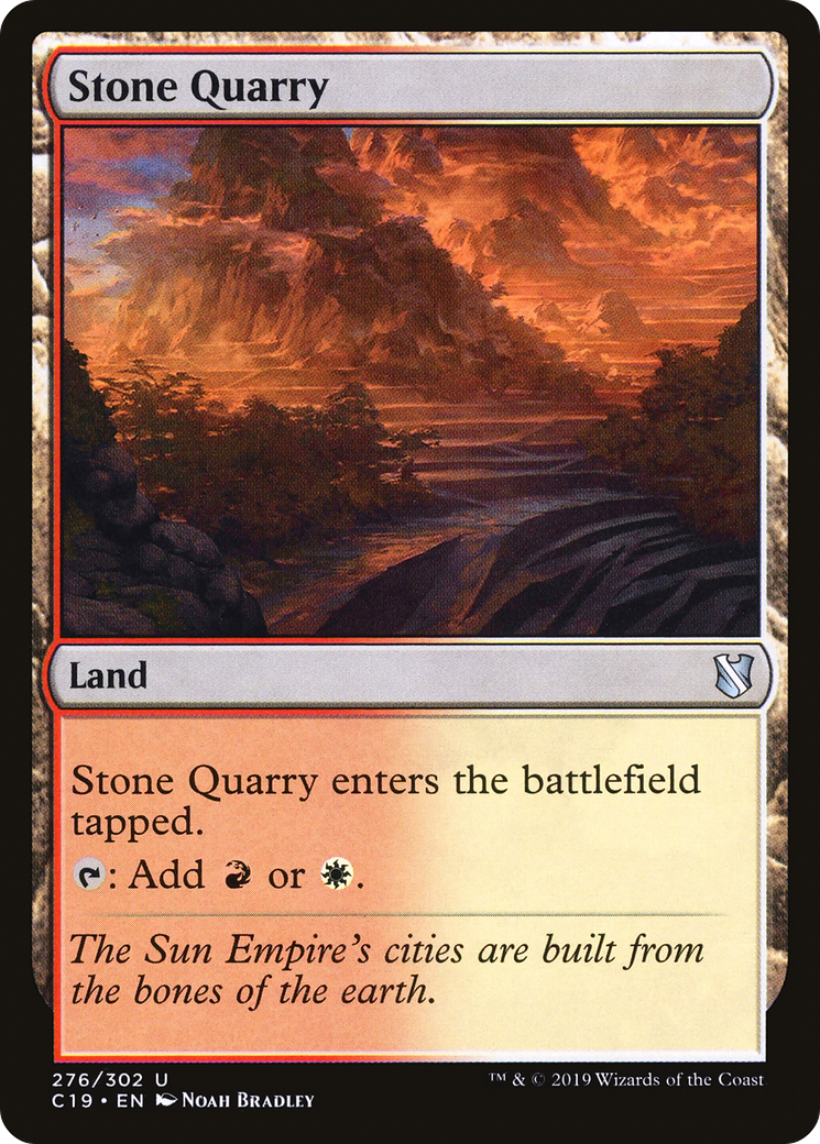 Stone Quarry (C19-276)  - Commander 2019