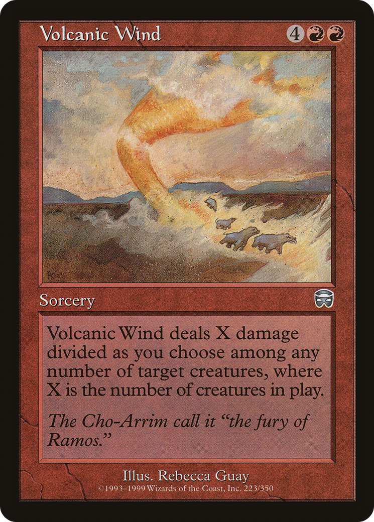 Volcanic Wind (MMQ-223)  Foil - Mercadian Masques