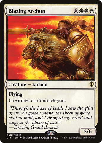 Blazing Archon (C16-058)  - Commander 2016