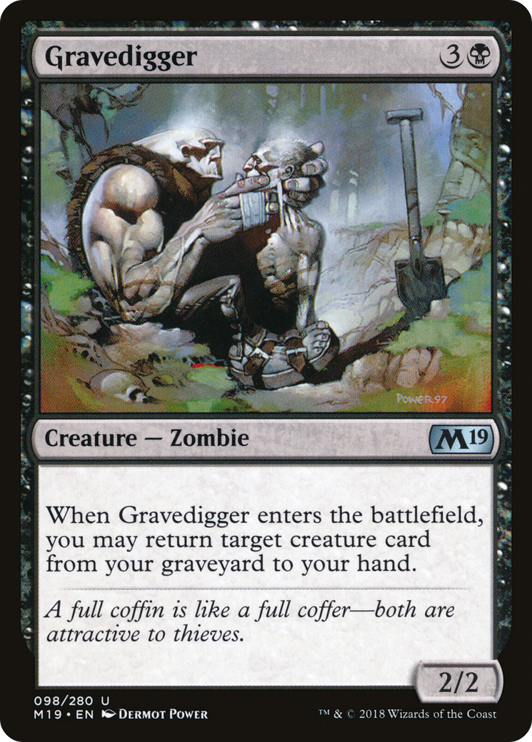 Gravedigger (M19-098)  - Core Set 2019