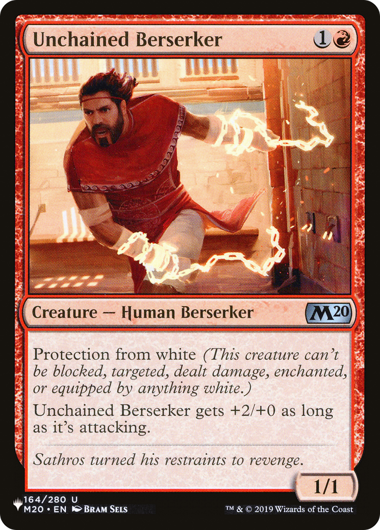 Unchained Berserker (LIST-M20-164)  - The List