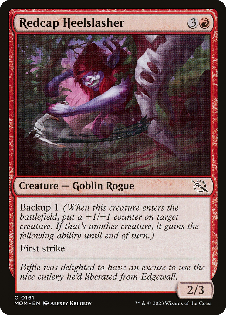 Redcap Heelslasher (MOM-161)  - March of the Machine