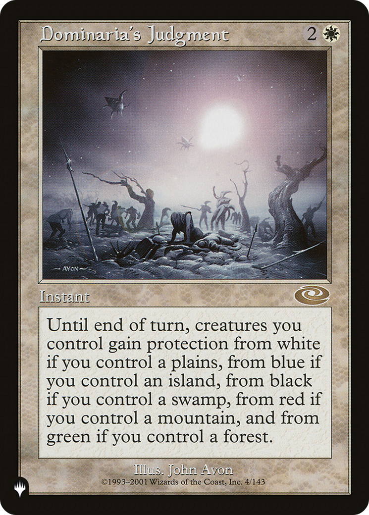 Dominaria's Judgment (LIST-PLS-4)  - The List