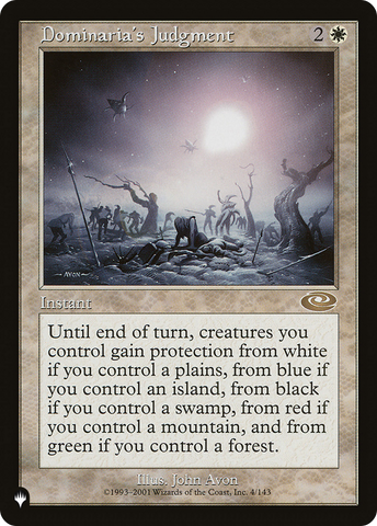 Dominaria's Judgment (LIST-PLS-4)  - The List