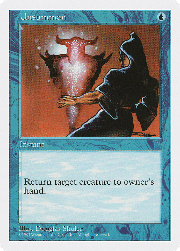 Unsummon (5ED-)  - Fifth Edition