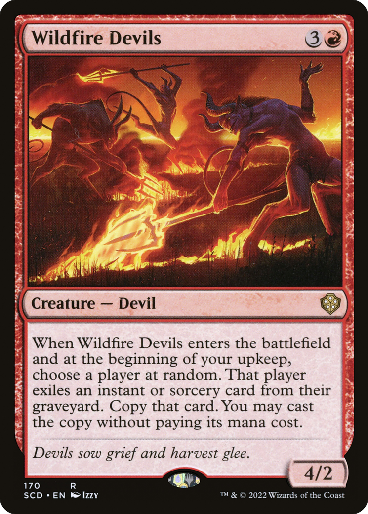 Wildfire Devils (SCD-170)  - Starter Commander Decks