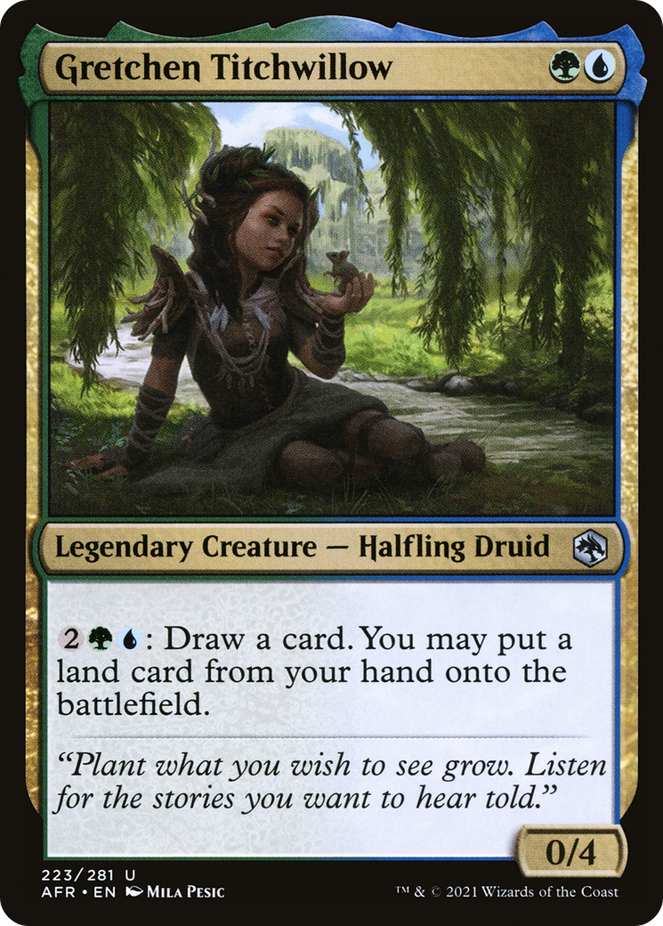 Gretchen Titchwillow (AFR-223)  Foil - Adventures in the Forgotten Realms