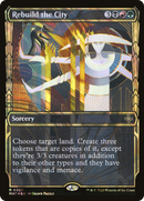 Rebuild the City (Halo Foil) (MAT-222)  Foil - March of the Machine: The Aftermath: (Showcase)