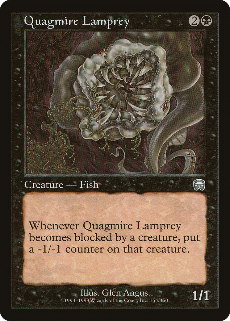 Quagmire Lamprey (MMQ-154)  Foil - Mercadian Masques
