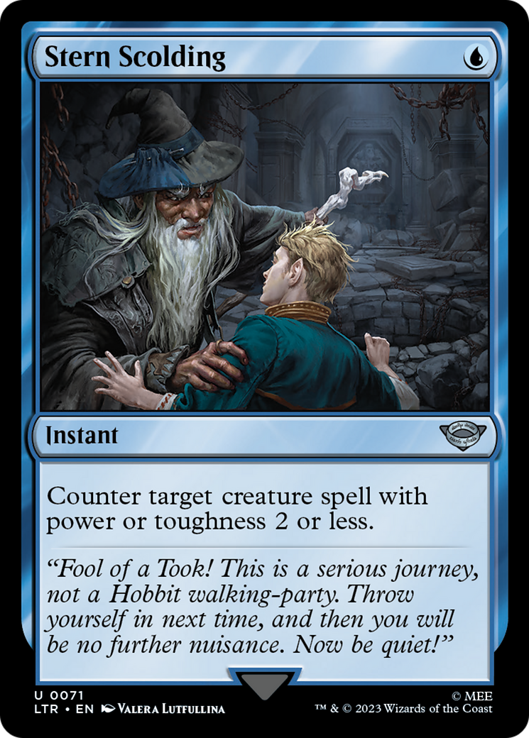 Stern Scolding (LTR-071)  Foil - The Lord of the Rings: Tales of Middle-earth