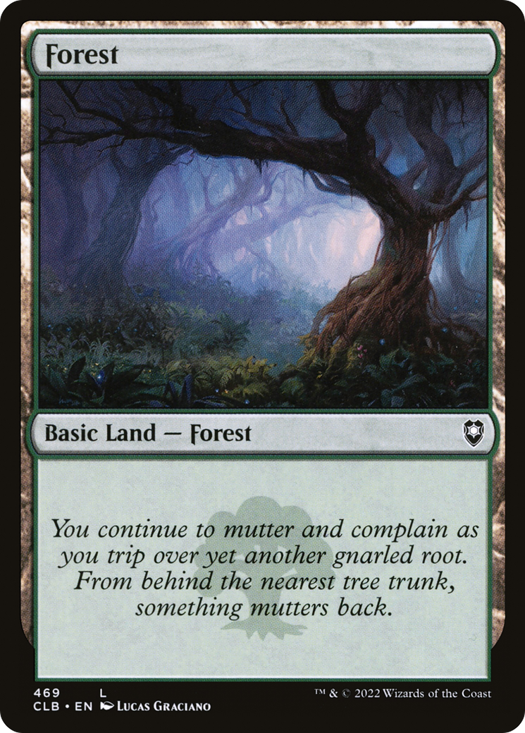 Forest (469) (CLB-469)  - Commander Legends: Battle for Baldur's Gate