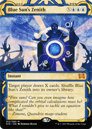 Blue Sun's Zenith (STA-012)  Foil - Strixhaven Mystical Archive: (Showcase) (Borderless)