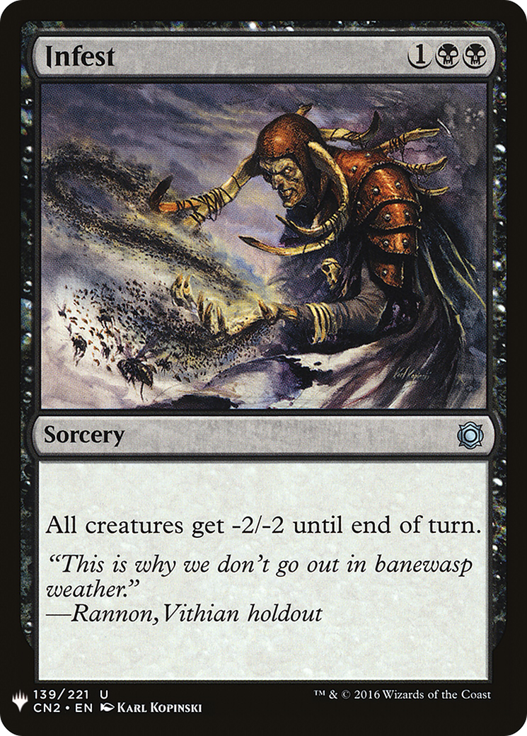Infest (LIST-CN2-139)  - The List