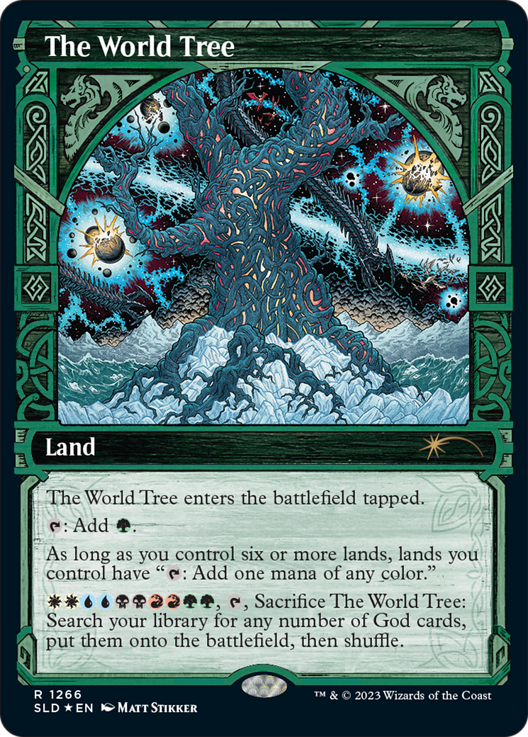 The World Tree (Halo Foil) (SLD-1266)  Foil - Secret Lair Drop: (Showcase)