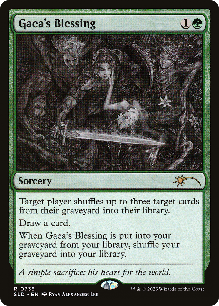 Gaea's Blessing (Sketch Showcase) (SLD-735)  - Secret Lair Drop