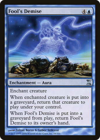 Fool's Demise (TSP-064)  Foil - Time Spiral