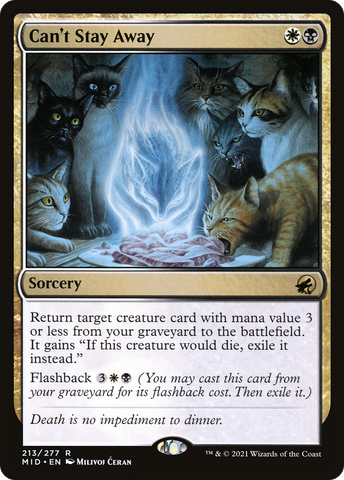Can't Stay Away (MID-213)  Foil - Innistrad: Midnight Hunt
