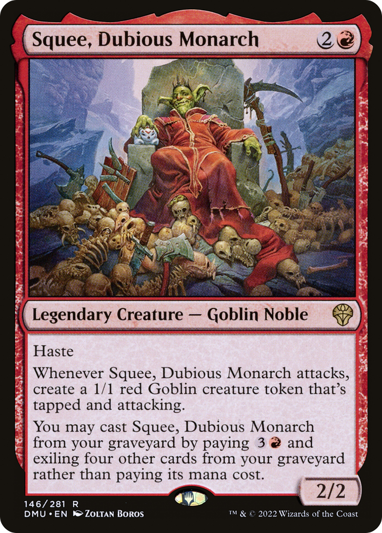 Squee, Dubious Monarch (DMU-146)  Foil - Dominaria United