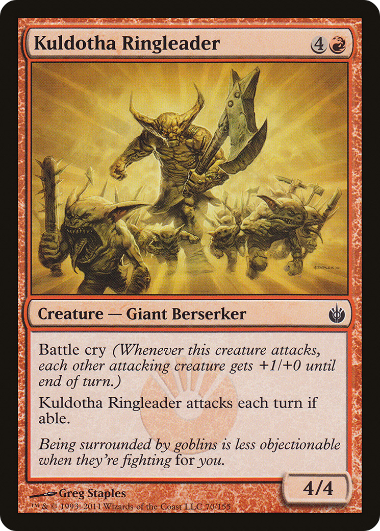 Kuldotha Ringleader (MBS-070)  - Mirrodin Besieged