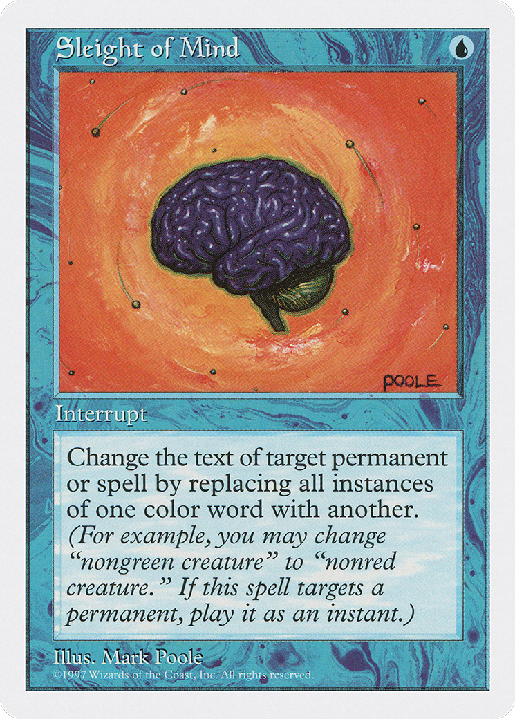 Sleight of Mind (5ED-)  - Fifth Edition