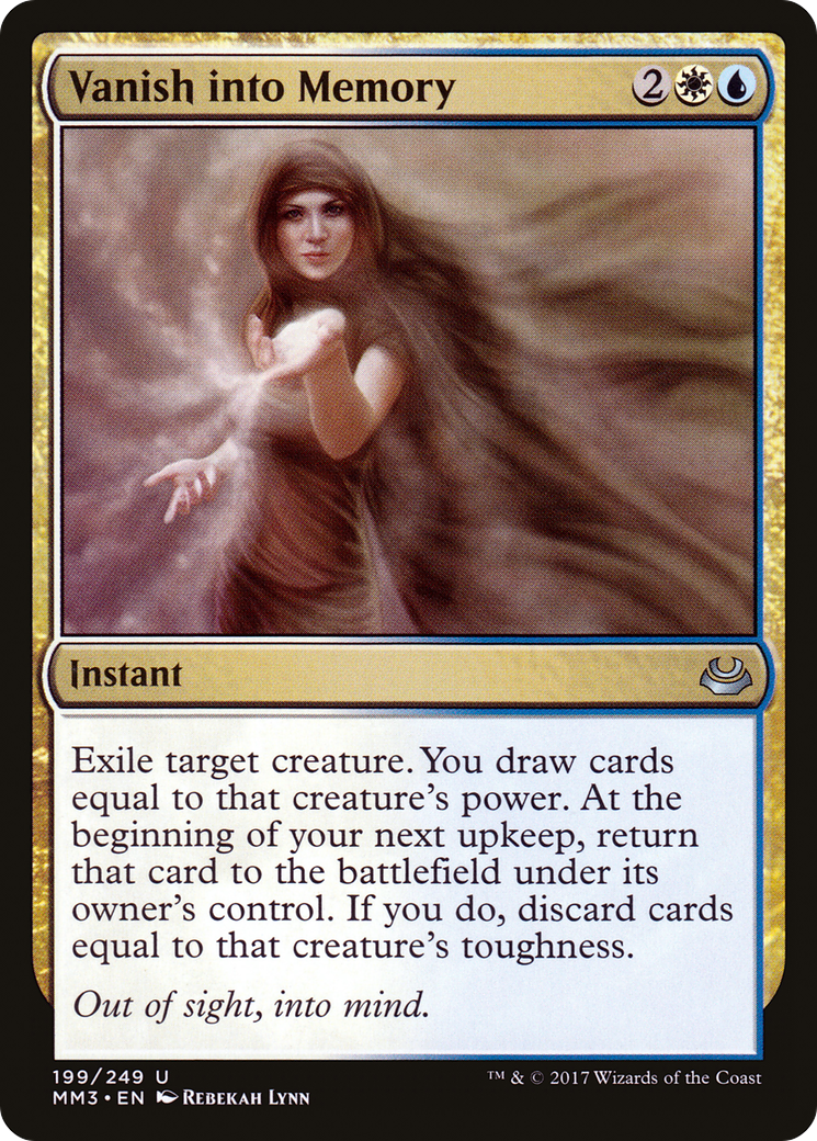 Vanish into Memory (MM3-199)  - Modern Masters 2017