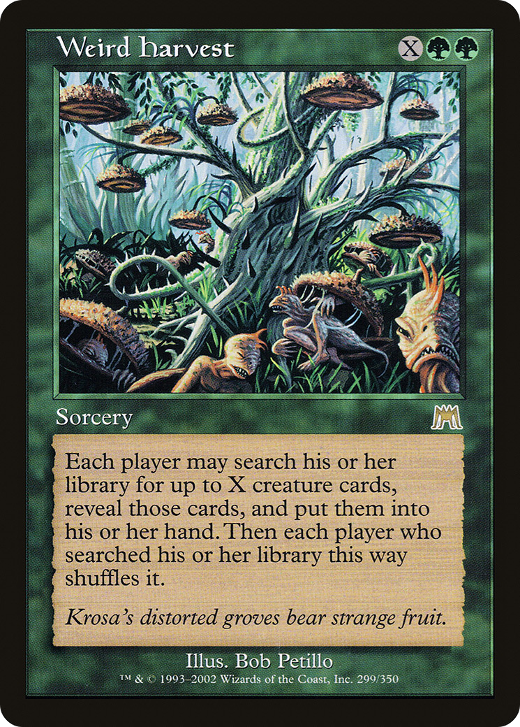 Weird Harvest (ONS-299)  Foil - Onslaught