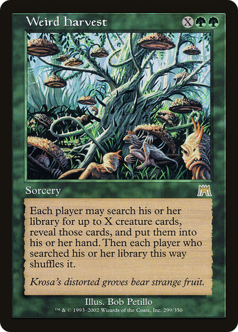 Weird Harvest (ONS-299)  Foil - Onslaught