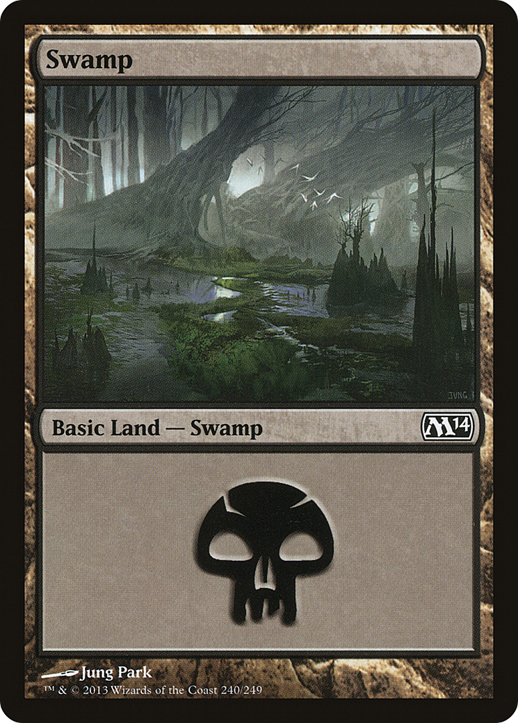 Swamp (240) (M14-240)  - Magic 2014