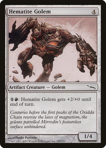 Hematite Golem (MRD-185)  Foil - Mirrodin