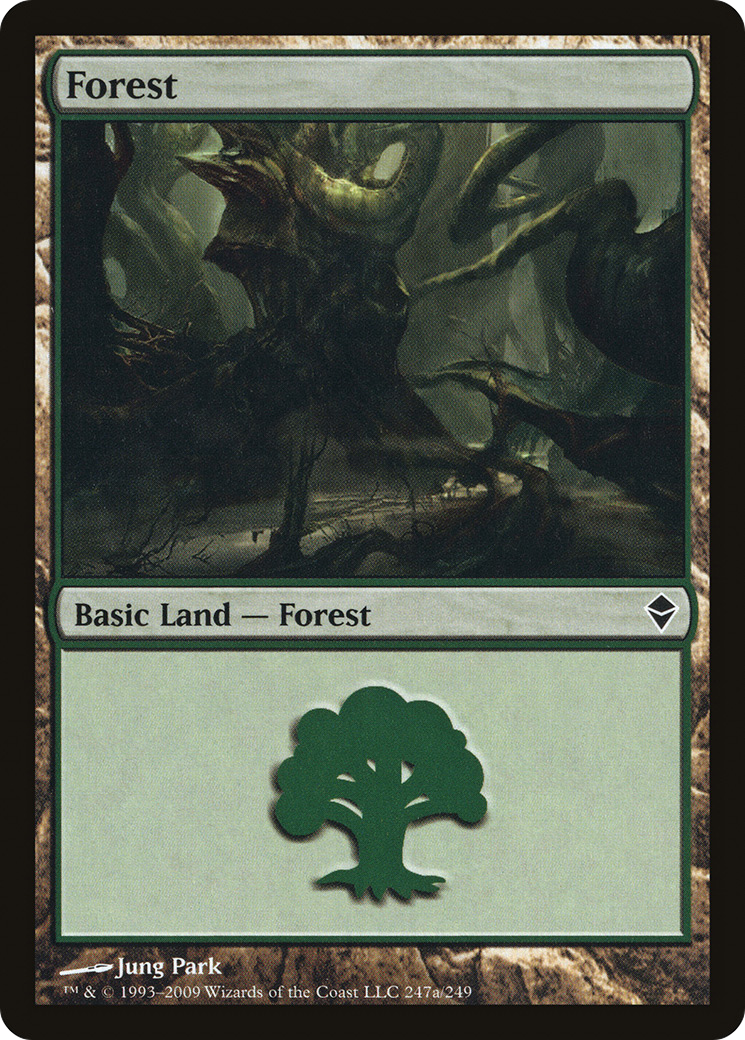 Forest (247a) (ZEN-247A)  - Zendikar
