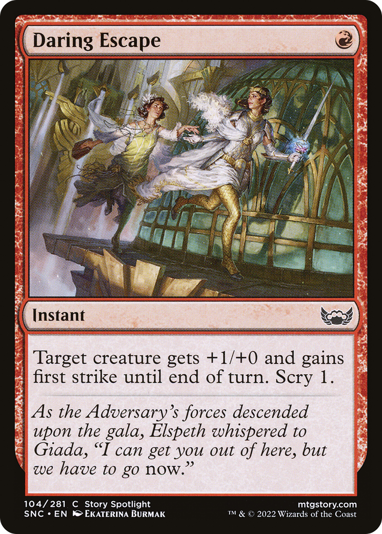 Daring Escape (SNC-104)  Foil - Streets of New Capenna