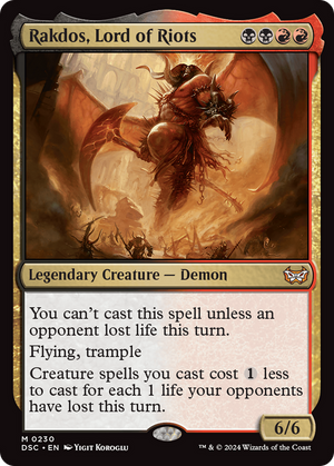 Rakdos, Lord of Riots (DSC-230)  - Duskmourn: House of Horror Commander