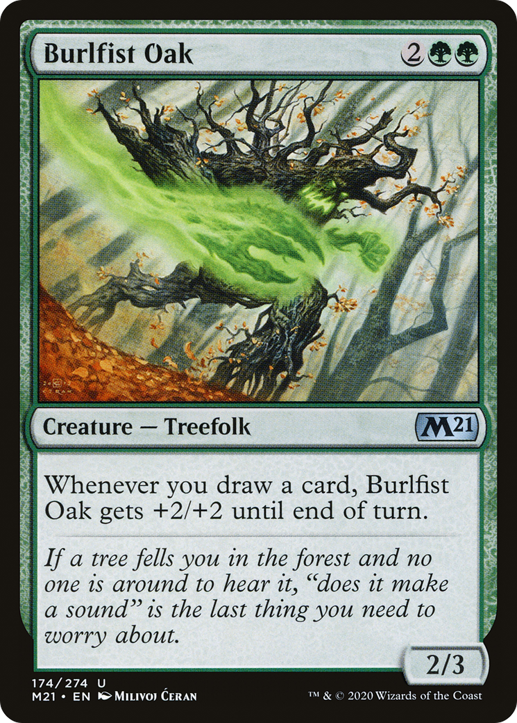 Burlfist Oak (M21-174)  - Core Set 2021