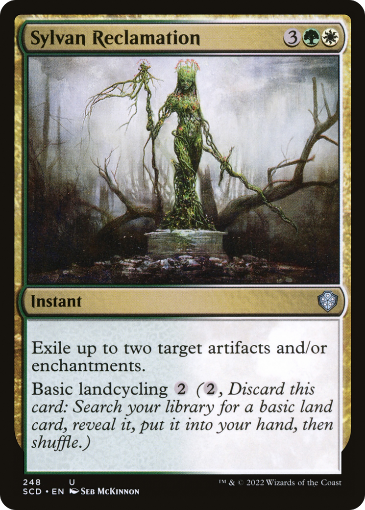 Sylvan Reclamation (SCD-248)  - Starter Commander Decks