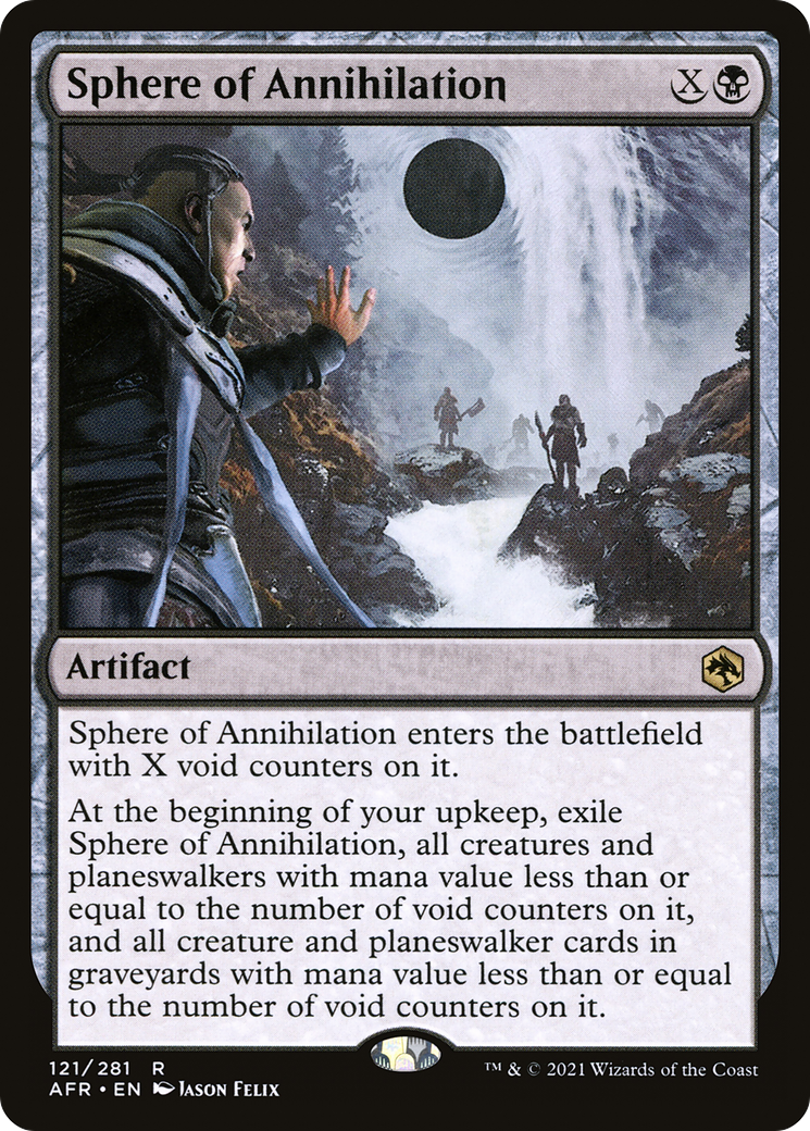 Sphere of Annihilation (AFR-121) - Adventures in the Forgotten Realms Foil