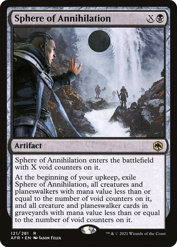 Sphere of Annihilation (AFR-121)  Foil - Adventures in the Forgotten Realms