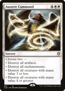Austere Command (CLB-687)  - Commander Legends: Battle for Baldur's Gate