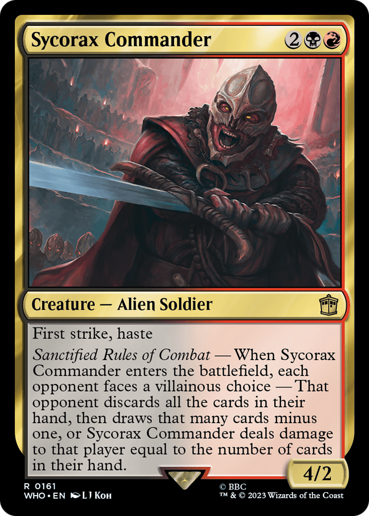 Sycorax Commander (WHO-161)  Foil - Doctor Who